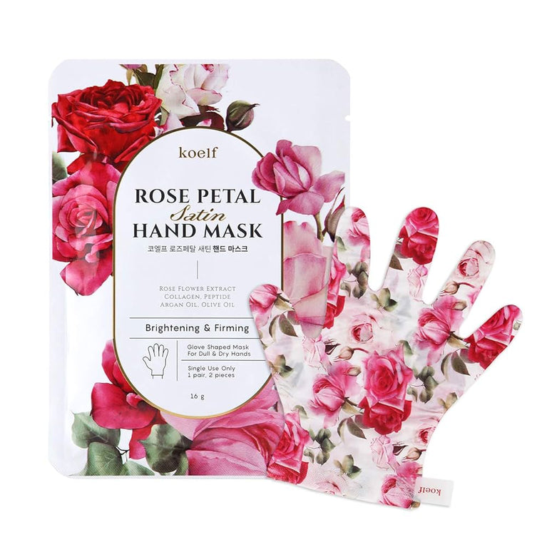 KOELF Rose Petal Hand Mask – Intensive Nourishing & Hydrating Treatment