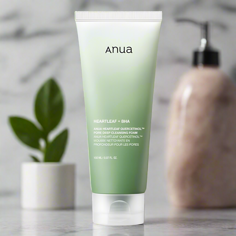ANUA Heartleaf Quercetinol Cleansing Foam 150ml – Pore Cleansing & Soothing