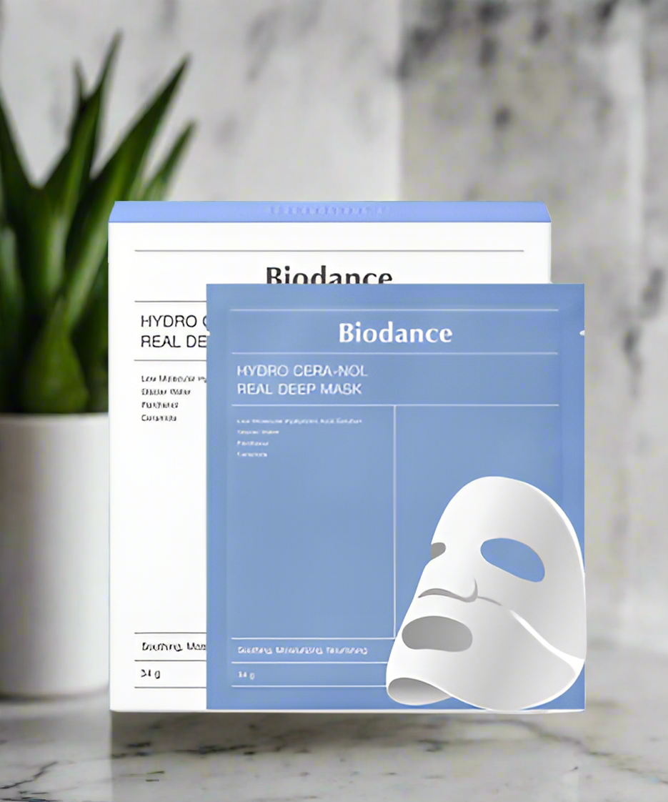 BIODANCE Hydro Cera-nol Real Deep Mask 1Box (4ea) – Triple Soothing & Deep Moisture