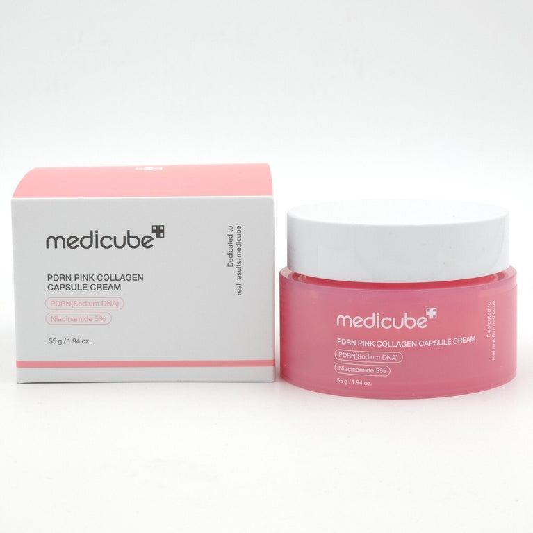 Medicube PDRN Pink Collagen Capsule Cream 55g – Customizable Glass Skin Moisturizer