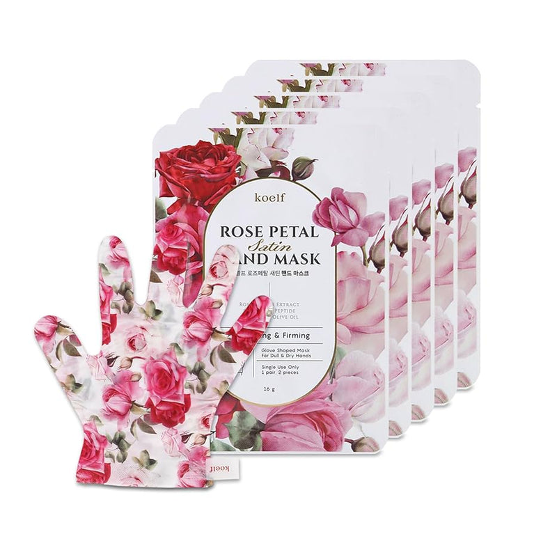 KOELF Rose Petal Hand Mask – Intensive Nourishing & Hydrating Treatment