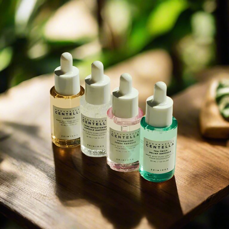 Skin1004 Madagascar Centella Ampoule Kit – Mini 4 Ampoule Set for All Skin Concerns