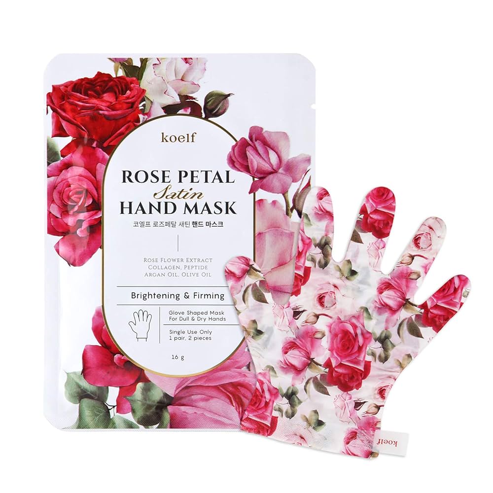 KOELF Rose Petal Hand Mask – Intensive Nourishing & Hydrating Treatment