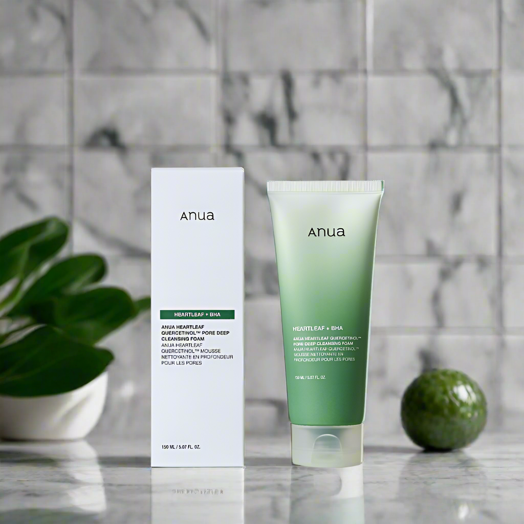ANUA Heartleaf Quercetinol Cleansing Foam 150ml – Pore Cleansing & Soothing