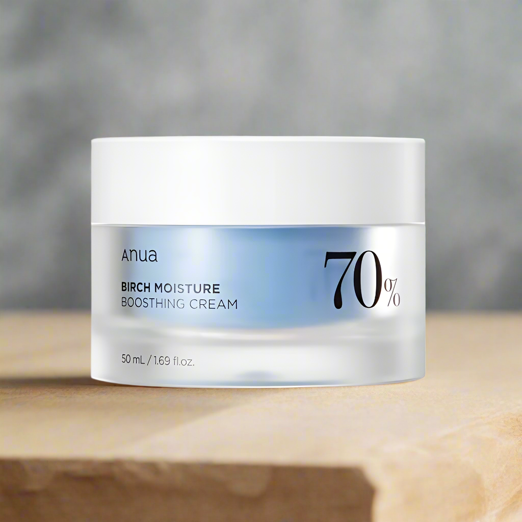 ANUA Birch Moisture Boosting Cream – 70% Birch Water for Hydrated, Balanced Skin