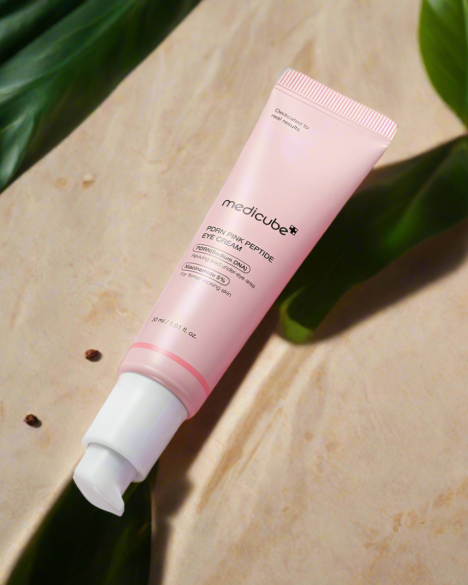 Medicube PDRN Pink Peptide Eye Cream – Retinol & Salmon DNA for Dark Circles & Wrinkles