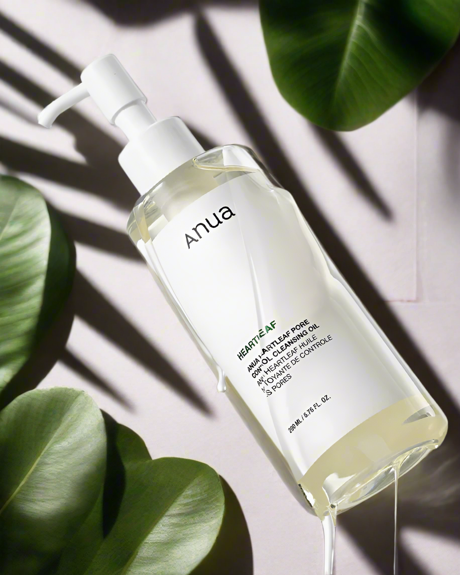 ANUA Heartleaf Pore Control Cleansing Oil Mild 200ml – Non-Comedogenic & Fragrance-Free