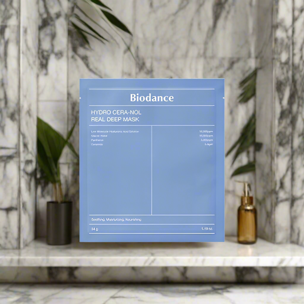 BIODANCE Hydro Cera-nol Real Deep Mask 1Box (4ea) – Triple Soothing & Deep Moisture