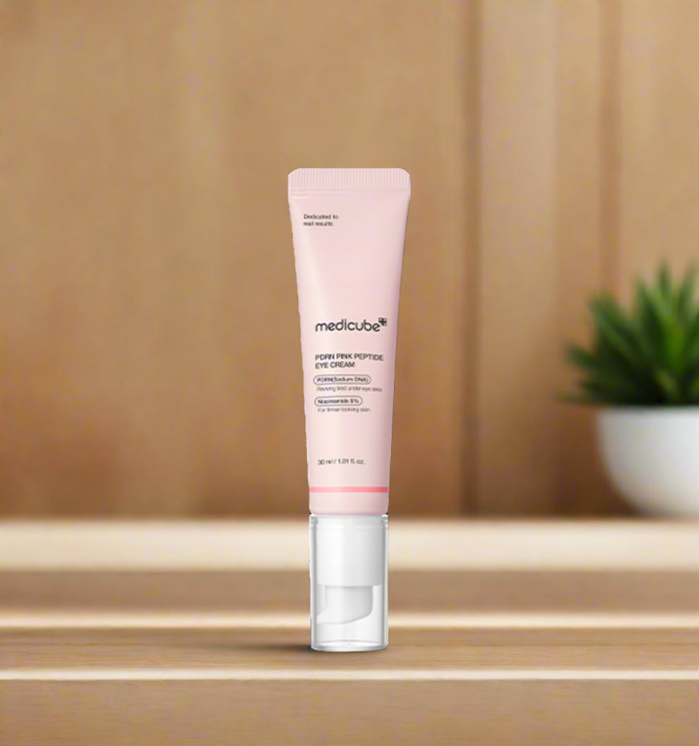 Medicube PDRN Pink Peptide Eye Cream – Retinol & Salmon DNA for Dark Circles & Wrinkles